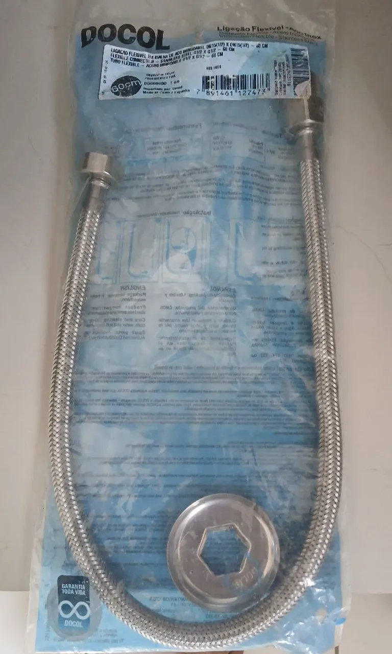 Mangueira Flexível para Chuveiro 60cm - Docol