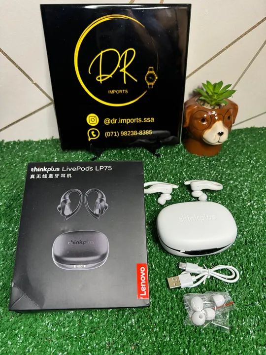 Fone de Ouvido Bluetooth Thinkplus LivePods LP75 - Novo - Foto 2
