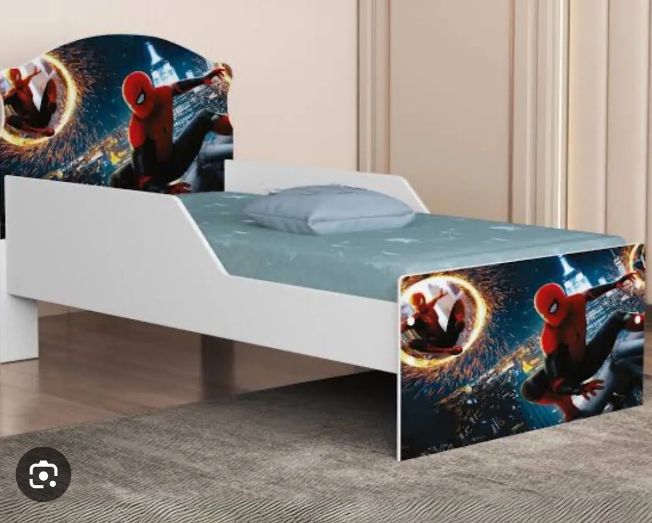 Mini Cama Infantil Homem Aranha