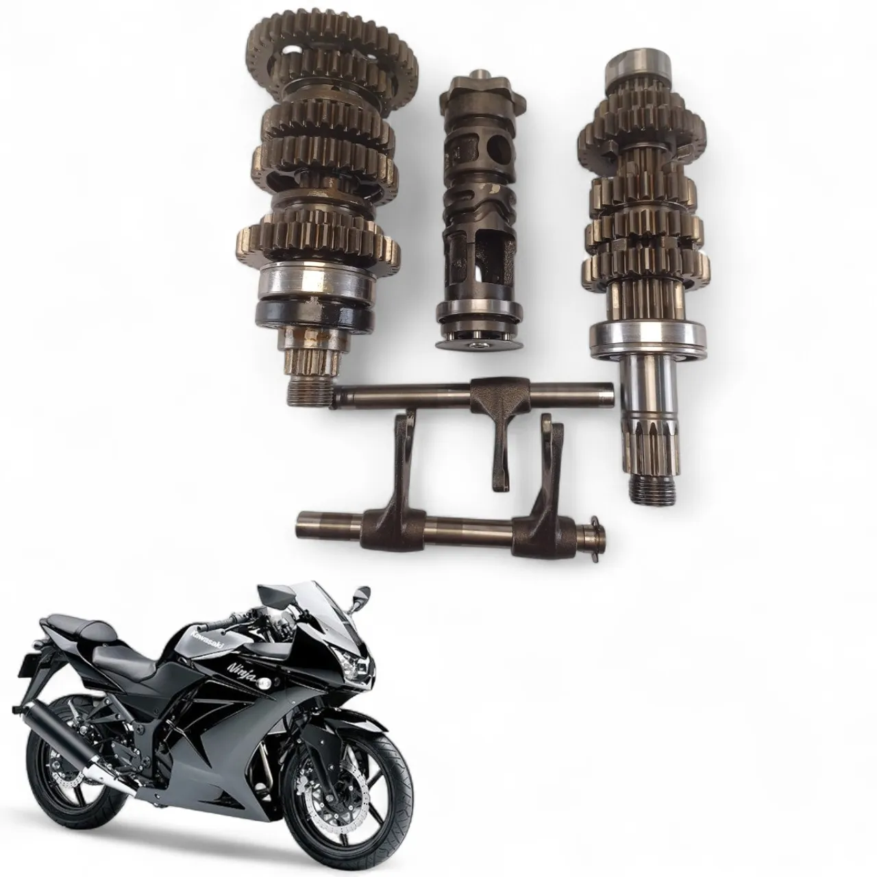 Câmbio Completo Kawasaki Ninja 250 R 2009