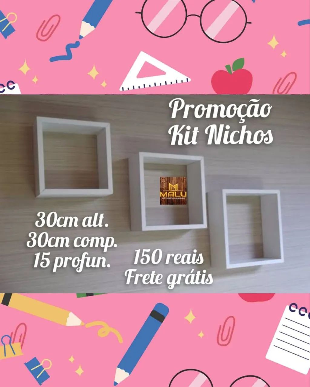 Kit Nichos Decorativos Promocional
