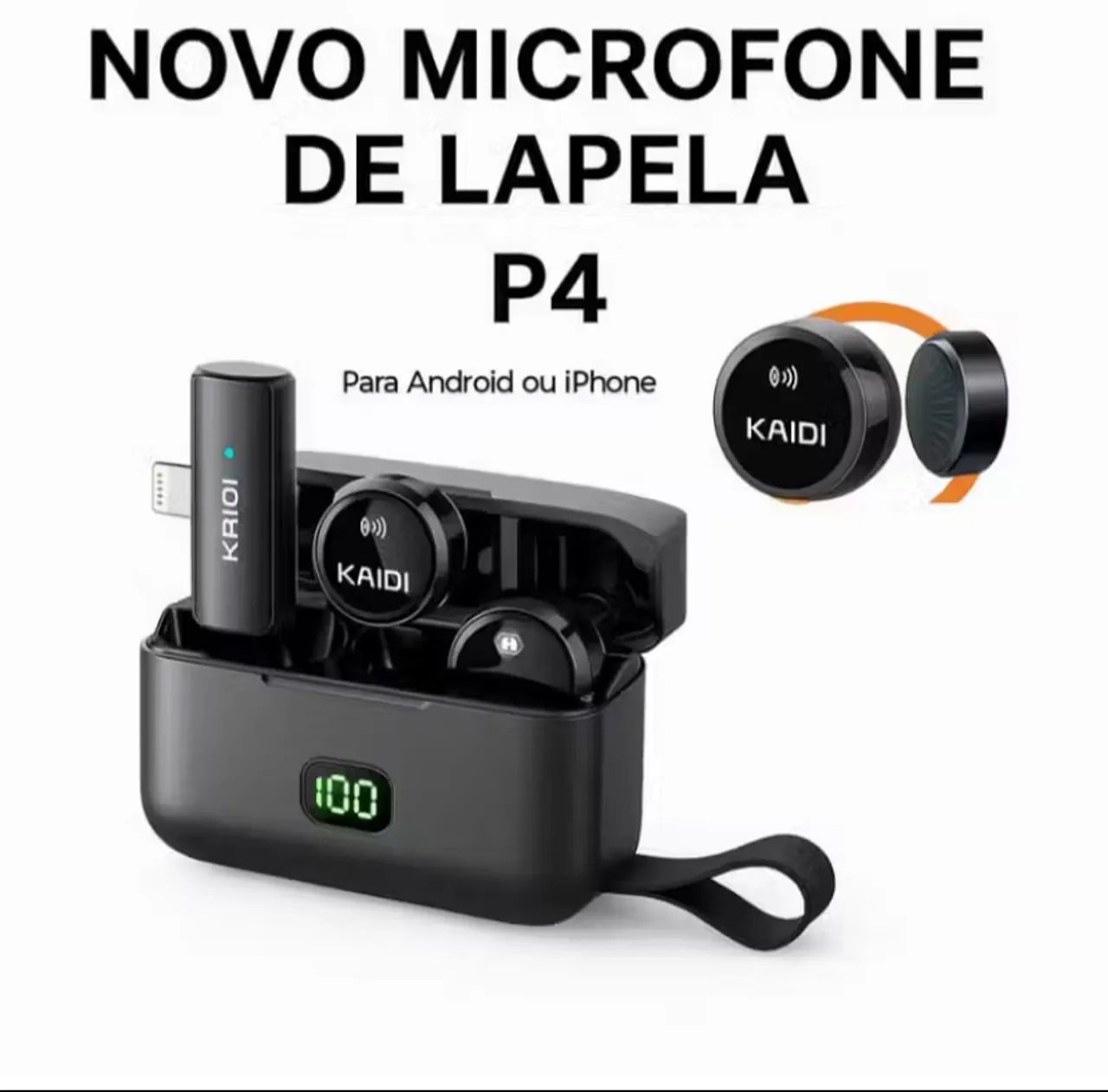 Microfone Lapela-  kaidi - Lançamento  - Foto 4