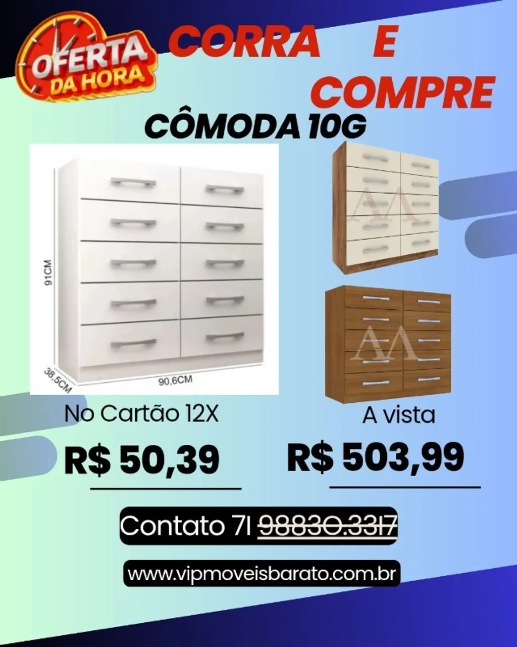 Comoda 10G/Entrego Hoje/Chame 7 1 9-8. 8. 3. O. - 3. 3. 1 7./Modernize seu Lar
