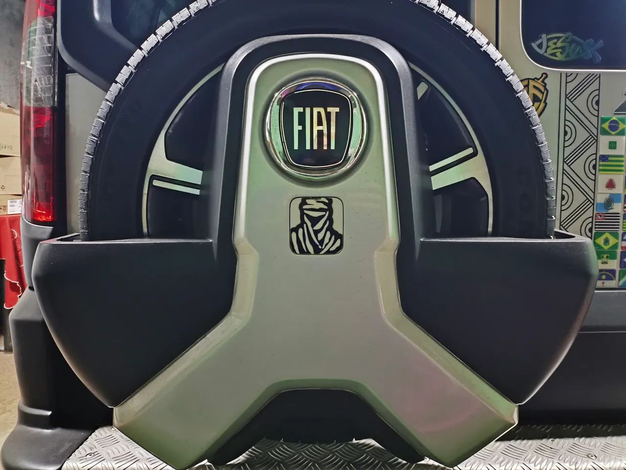 Capa para estepe Doblô adventure 