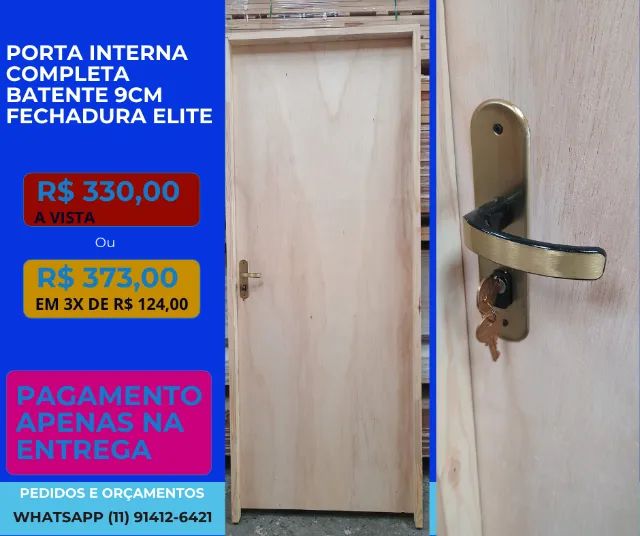 porta interna padrão modelo Gb5 - pagamento na entrega