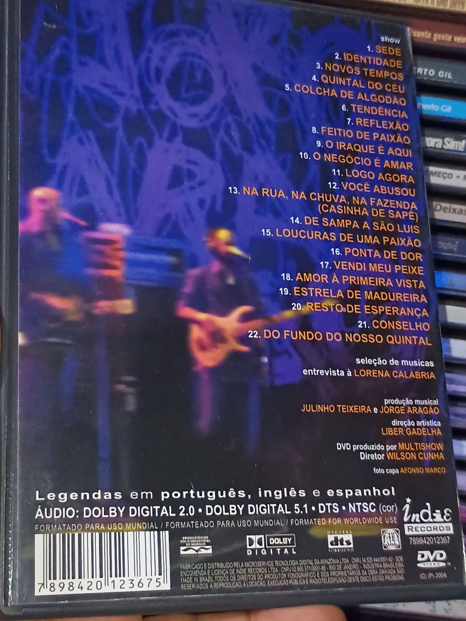 DVD Jorge Aragão - Show Da Noite pro Dia - Foto 2