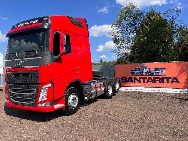 Volvo FH 500 6X2T Globetrotter 2021 Teto Alto Automático Completo Revisado Concessionária