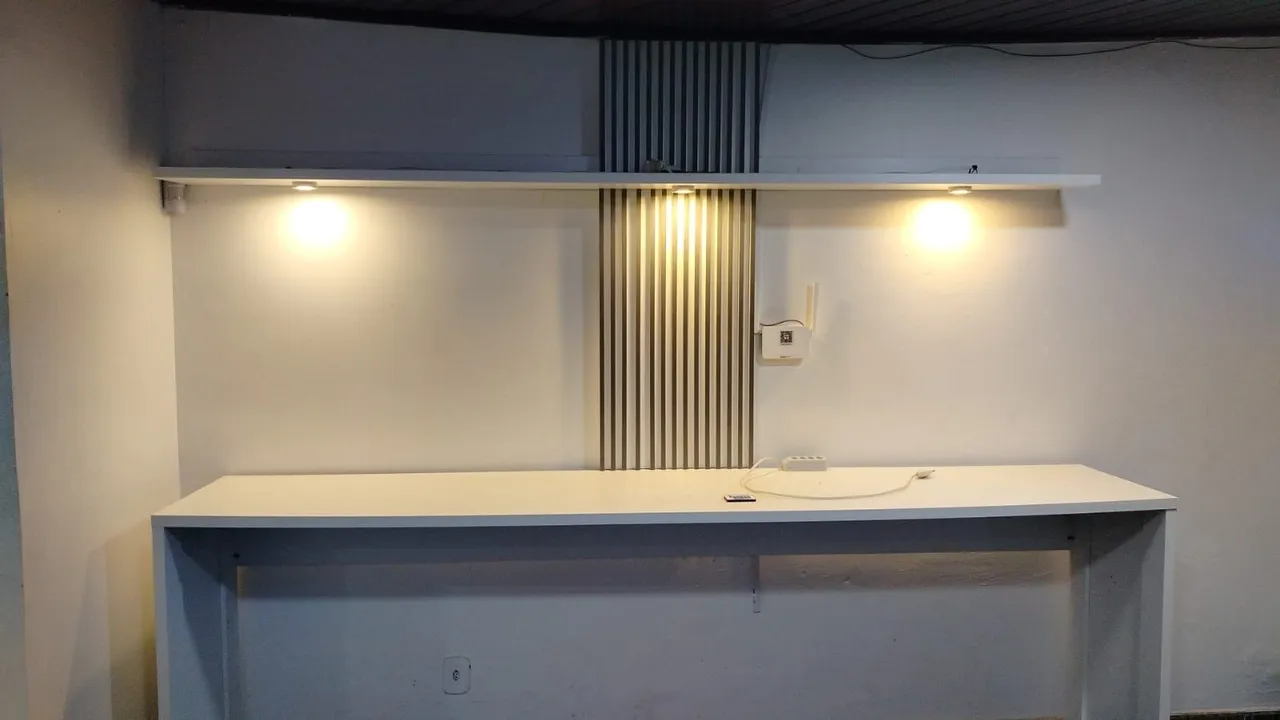 Painel de cozinha listrado 