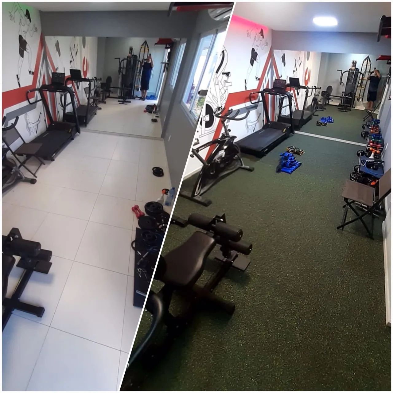 Piso Emborrachado Antiderrapante Rubberkap para Academia e playground - Foto 5
