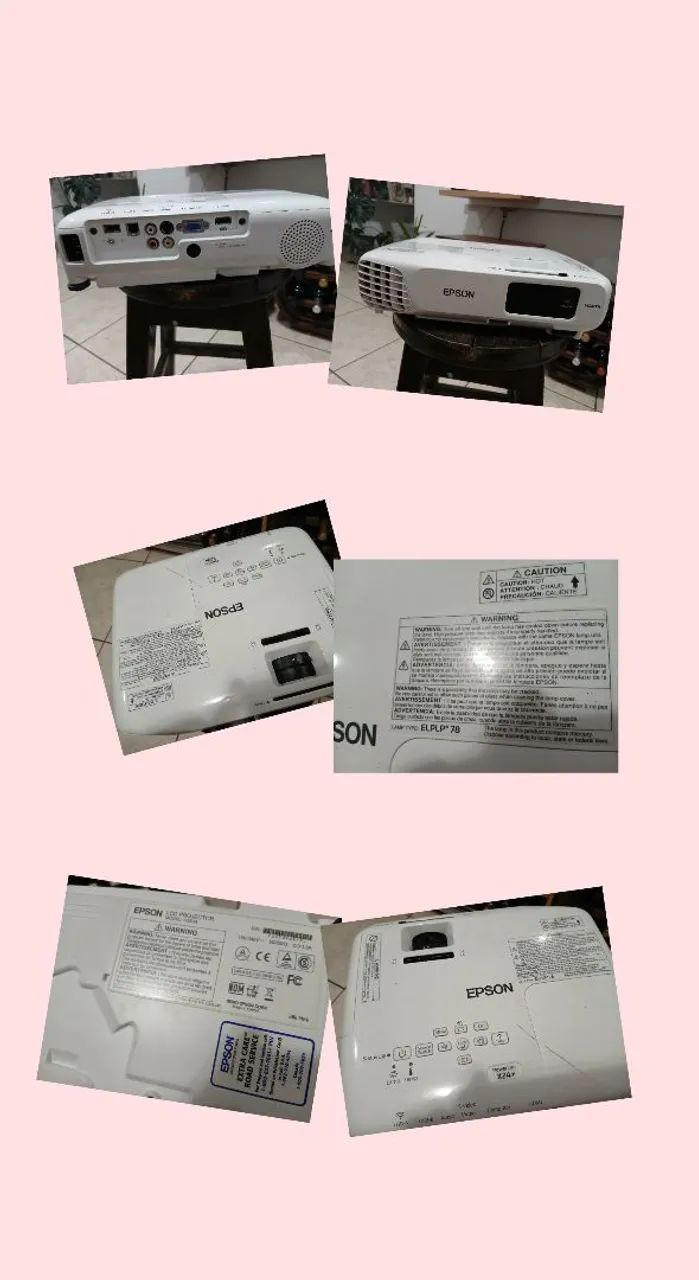 Epson Powerlite X24+ Data Show Projector64595627737346124