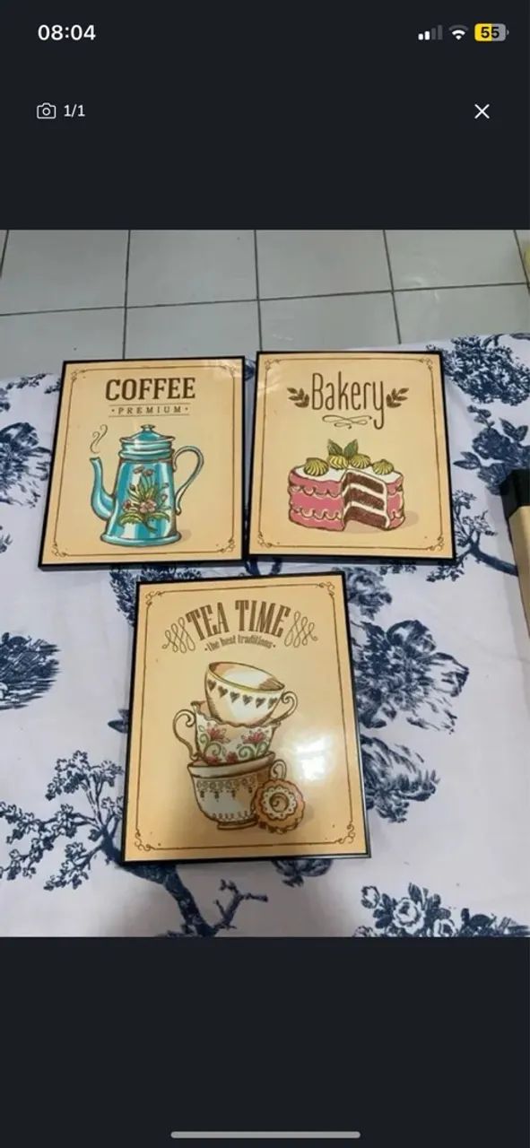 Bandeja de café da manhã Tramontina , quadros decorativos , espátulas  - Foto 3
