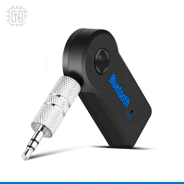 Receptor De Áudio Bluetooth P2 com Microfone e Bateria para Som Antigo Carro - Foto 5