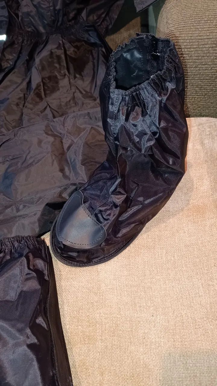 Capa impermeável chuva para motociclista - Foto 3