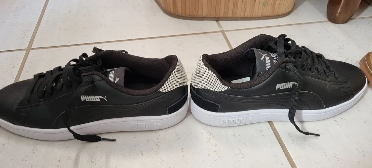 Tênis Puma Preto com Solado Branco - Foto 4