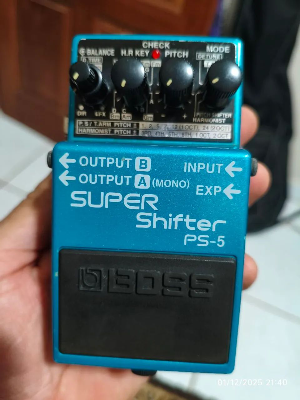 Pedal Boss PS-5 Super Shifter - Instrumentos musicais