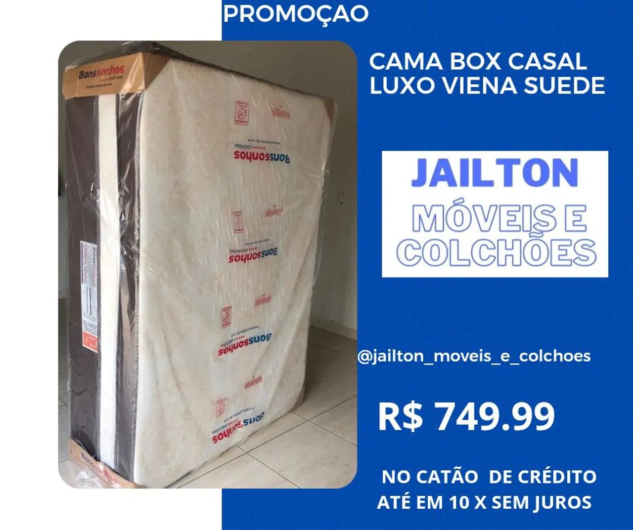 PROMOÇÃO DE CAMA BOX TEMOS APARTI DE  280 - Foto 4