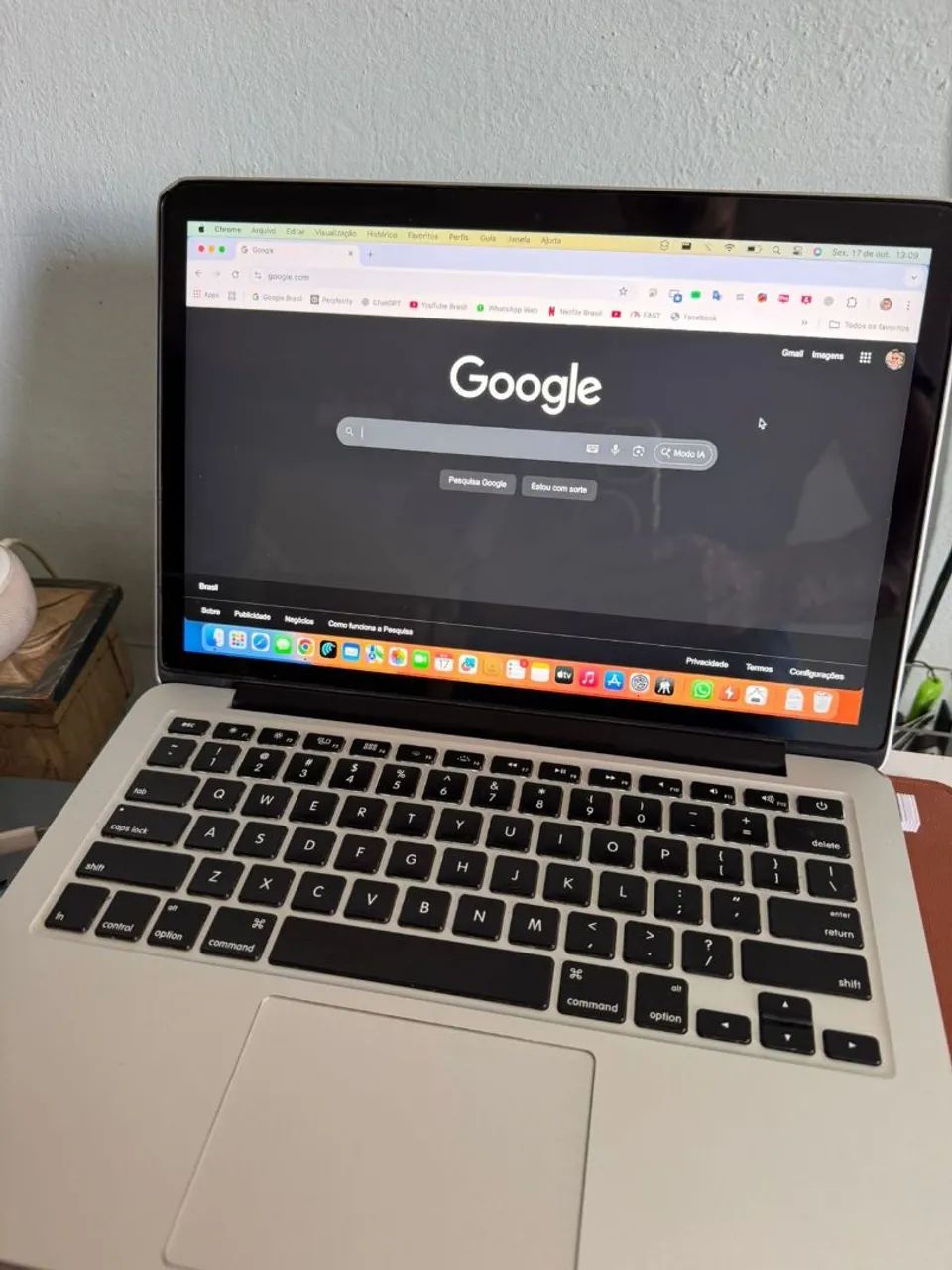 MacBook Pro retina 2015 a1502 8gb de ram 256gb intel core i5