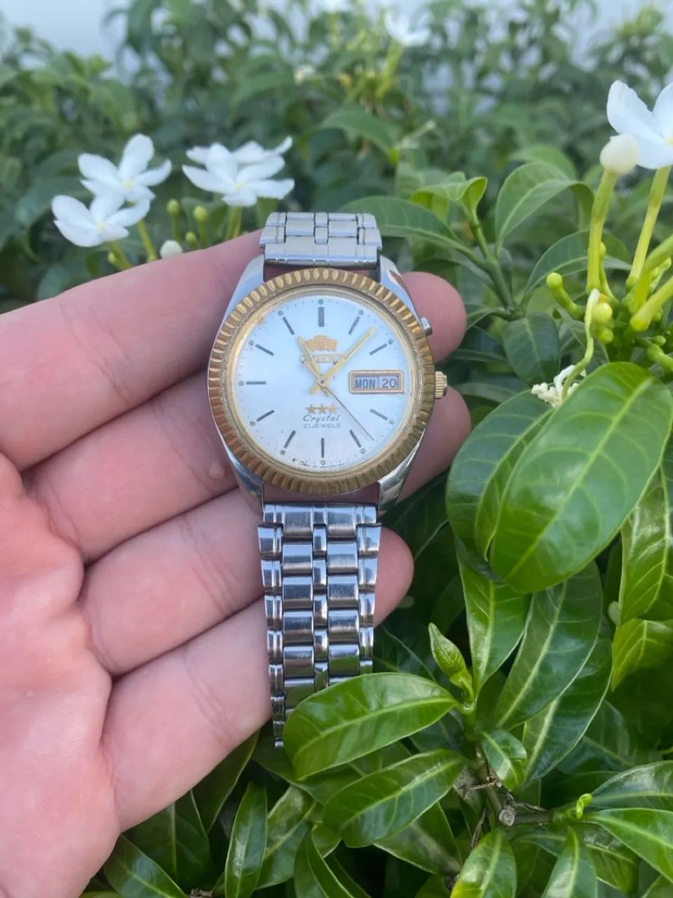 Relógio de pulso Orient Crystal 21 Jewels - Modelo Rolex