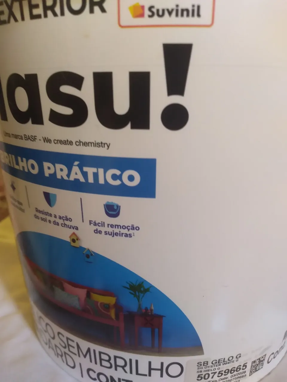 Tinta Suvinil Acrílico Semibrilho 3/6- Gelo