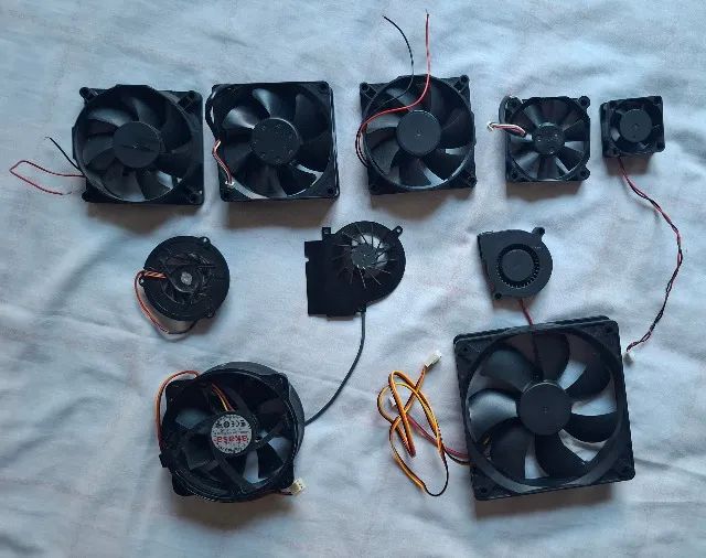 Coolers para computador/notebook, semi-novos, funcionando, a partir de 10,00 - Foto 4