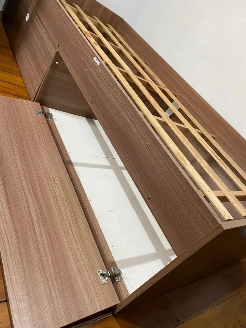 Cama Solteiro Madeira Amendoa64842036955395120