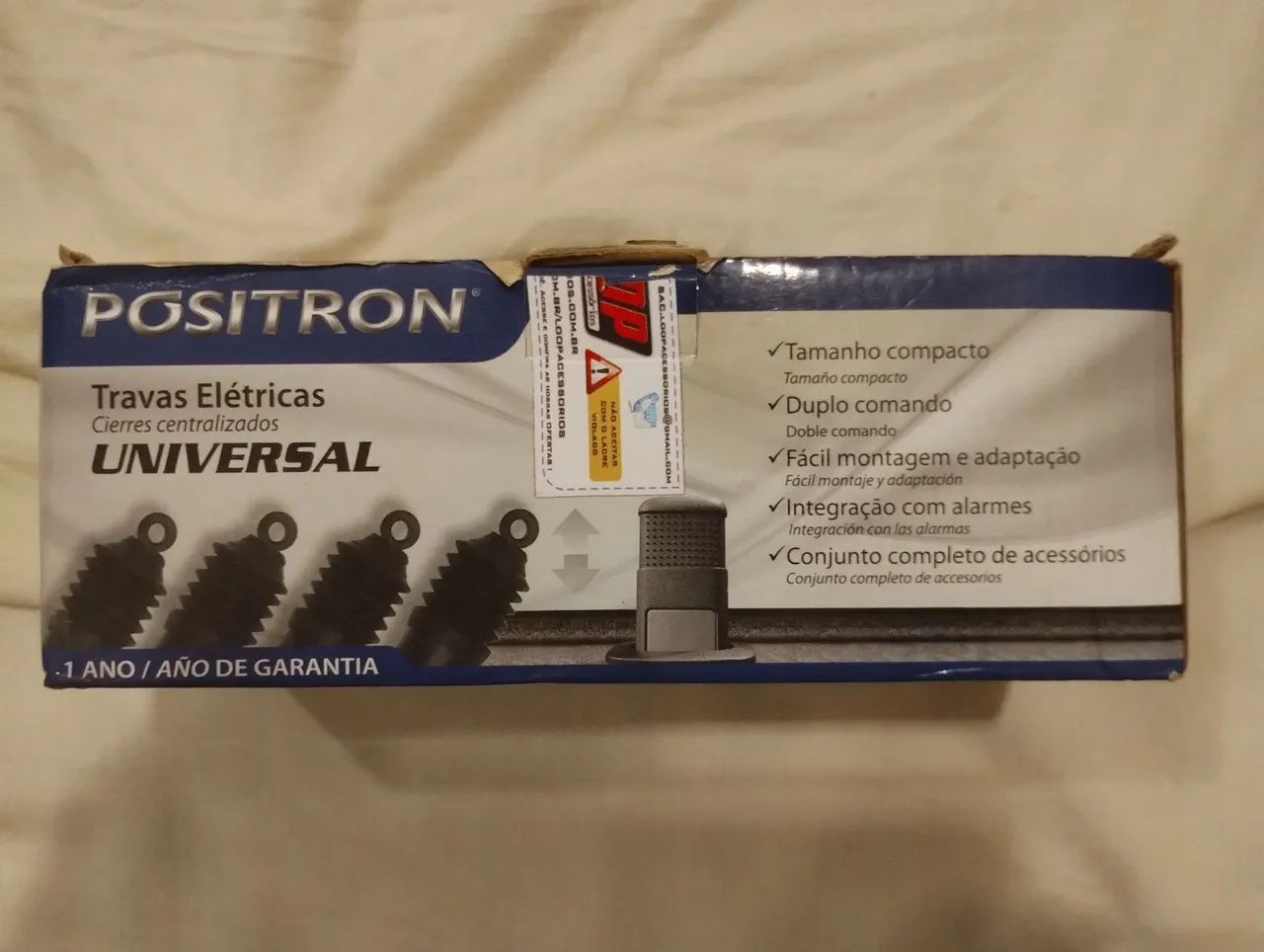 Kit Trava Elétrica Universal Pósitron Tr-420 - 2 Ou 4 Portas - Foto 2