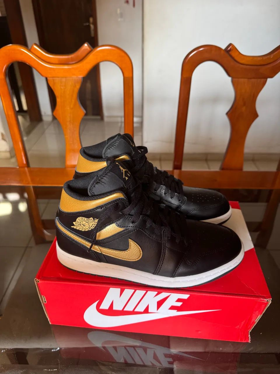 Air Jordan 1 Mid Masculino - Foto 3