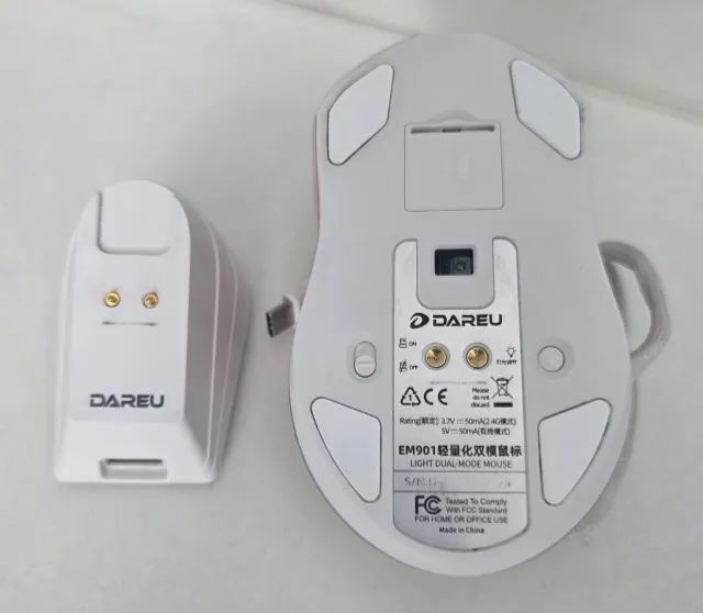 MOUSE DAREU EM901 WIRELESS COM DOCK - Foto 2