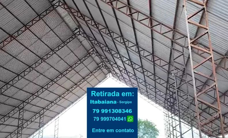 Baixou o preço!!! Estrutura metálica para Galpão - Foto 6