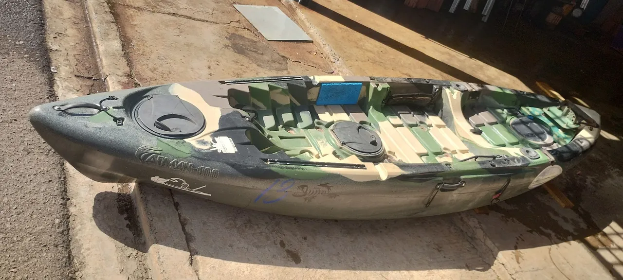 Caiaque para Pesca Esportiva Camuflado