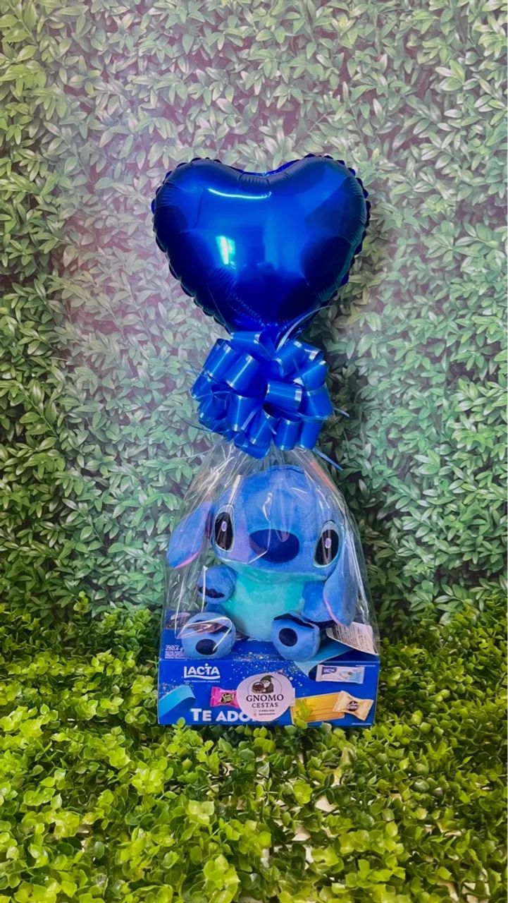 Pelúcia Stitch Angel com caixa de bombom  - Foto 2
