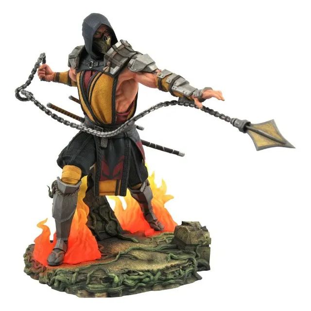 Estátua Mortal Kombat 11 Scorpion Diamond  Select Toys 