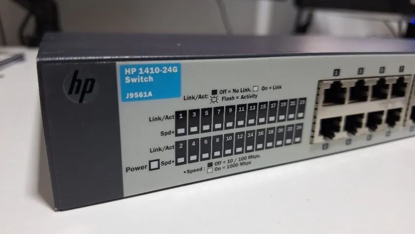 Kit 2 Switch HP 24 Portas Giga + 2SF - (Pode comprar unitário) - Foto 3