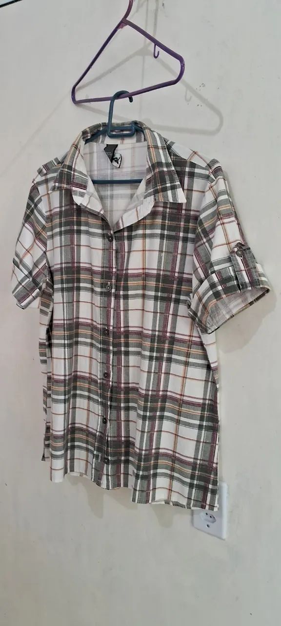 Camisa xadrez feminina - Foto 2
