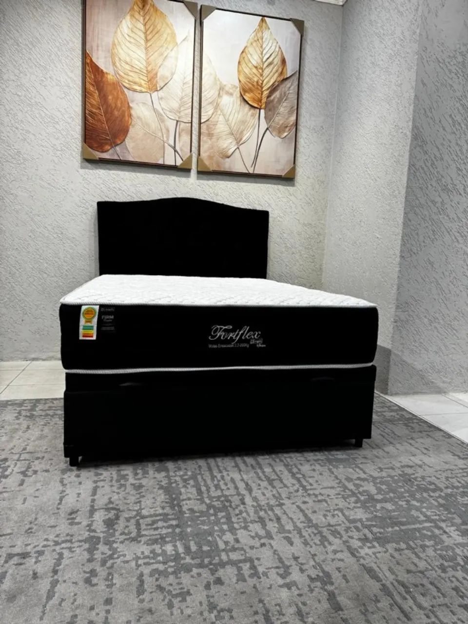 Colchão Casal Molas Ensacadas + Cama Box Baú - Foto 2
