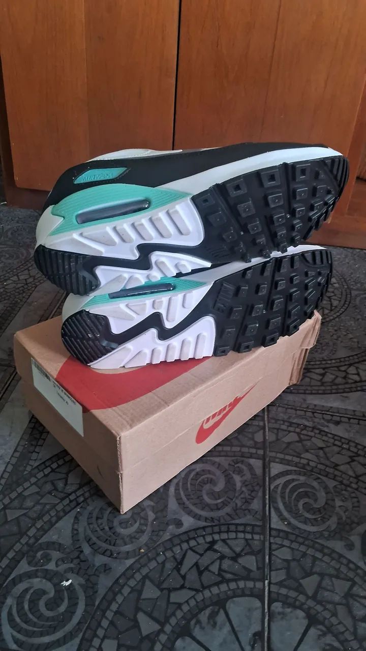 Tênis AIR MAX 90 Branco/Água (promoção por tempo limitado!) - Foto 2