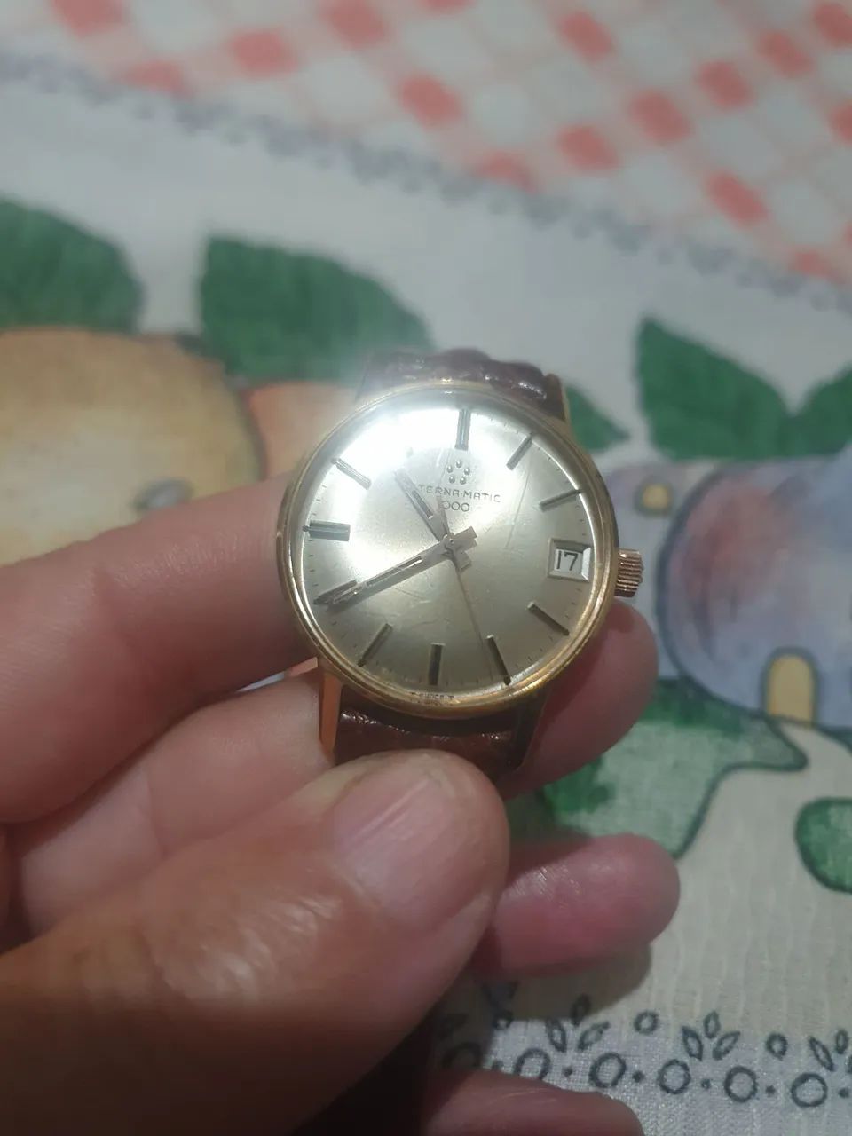 Eterna matic funcionando normalmente automático chapeado a ouro  - Foto 2