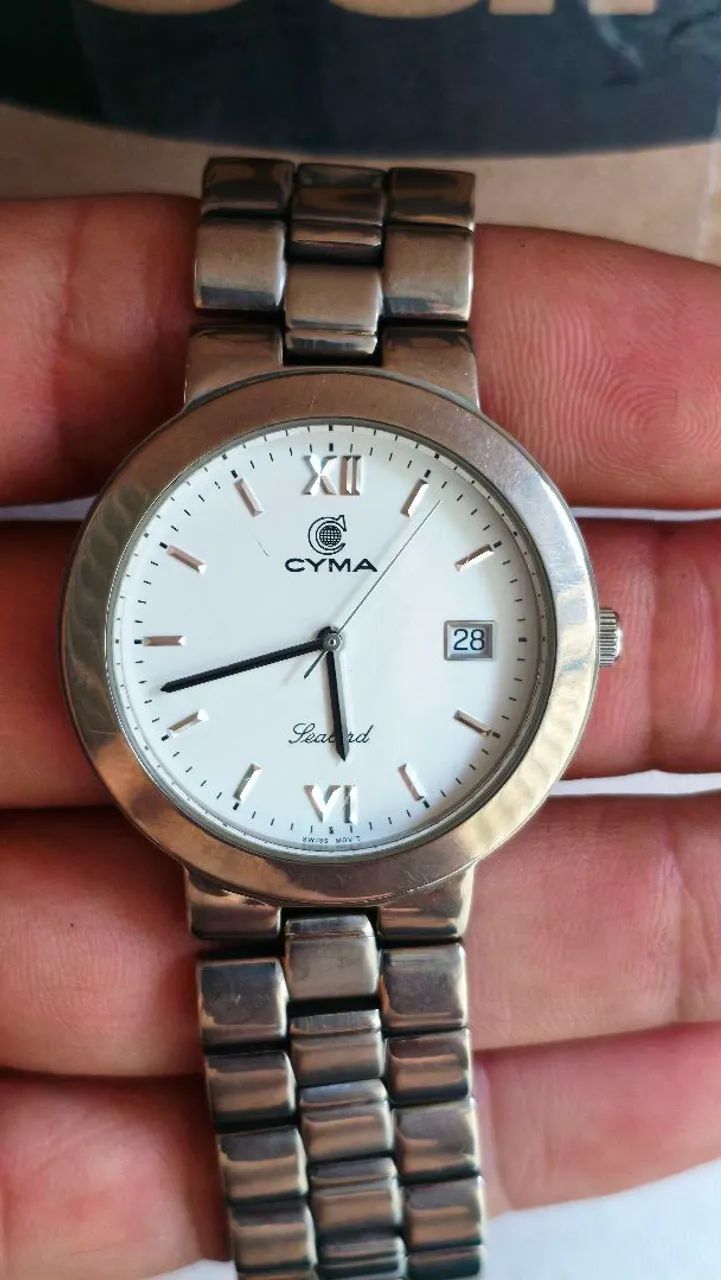 Relógio cyma swiss suíço 