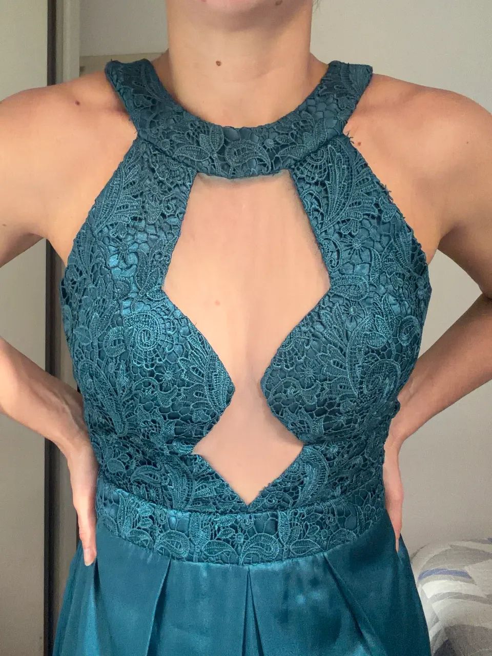 VESTIDO VERDE DE FESTA  - Foto 4