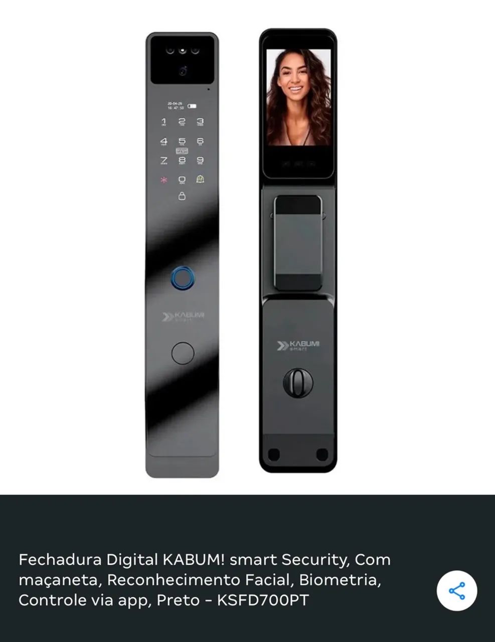 Fechadura digital KABUM