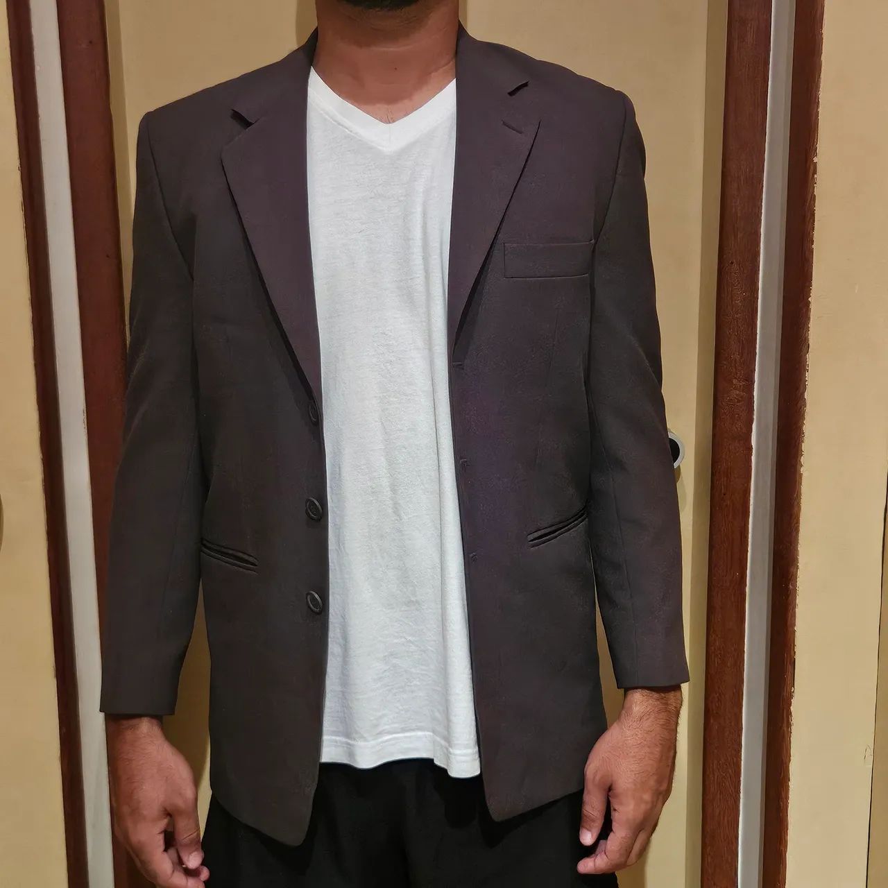 Blazer 46 Pentel Cinza Acastanhado M - Foto 4