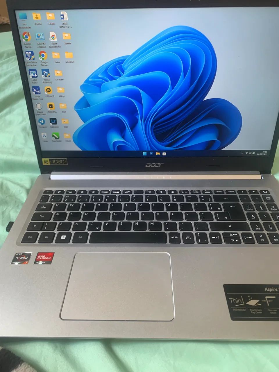 Notebook acer 12GB RAM, ryzen 7, ssd 512 - Foto 2