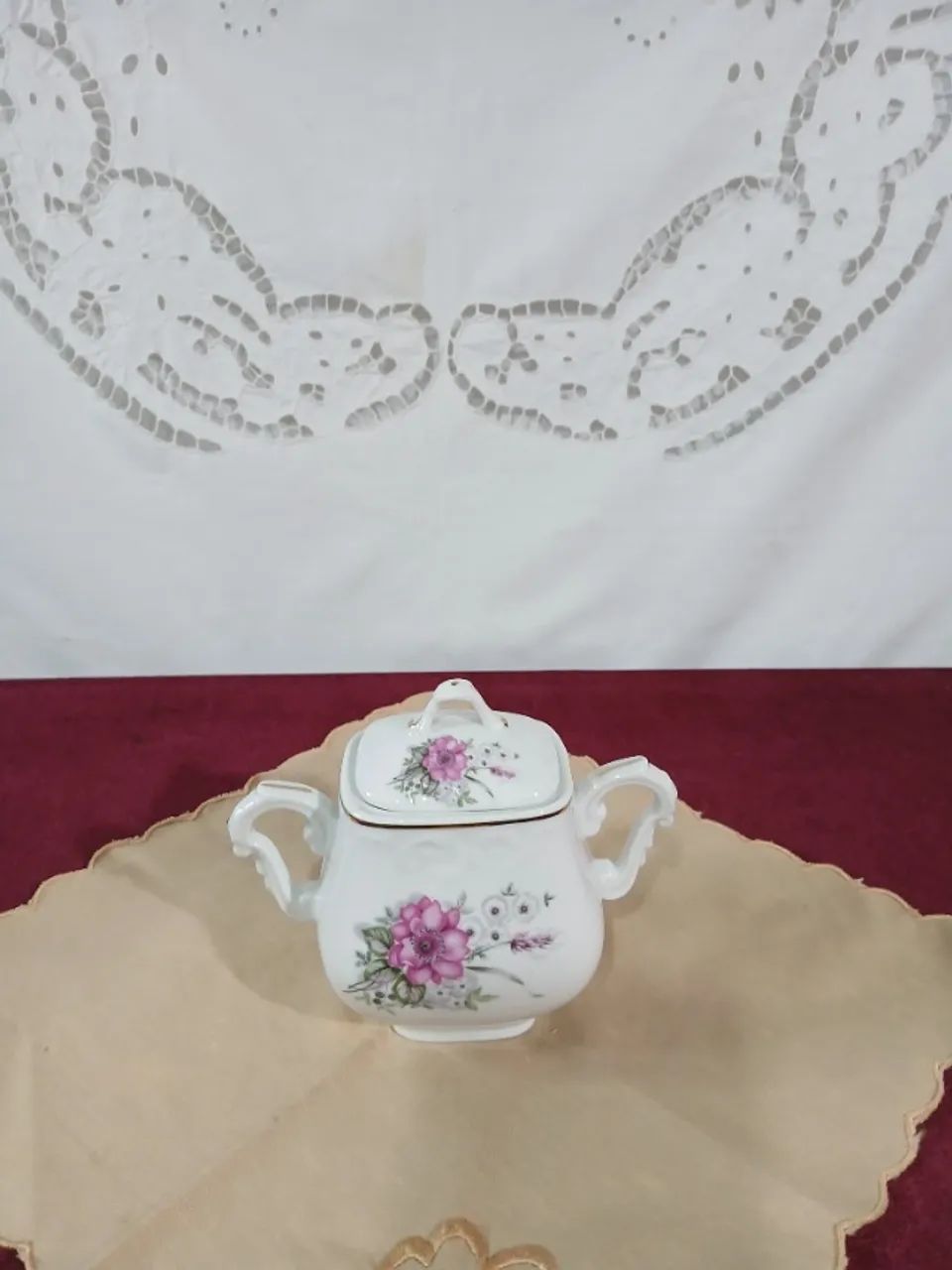 Antigo Açucareiro Porcelana Vista Alegre Portugal