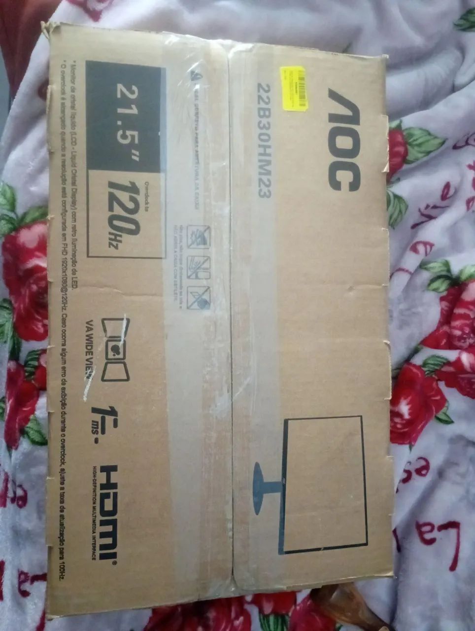 Monitor Gamer AOC 22 Polegadas Led 120Hz