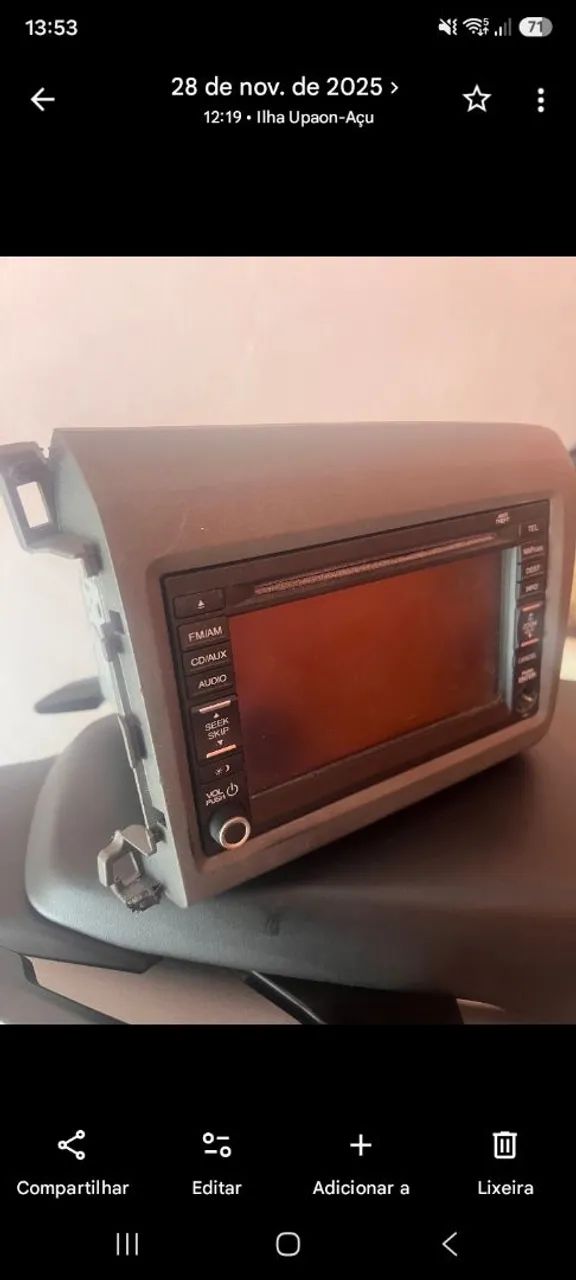 Vendo multimidia do civic 