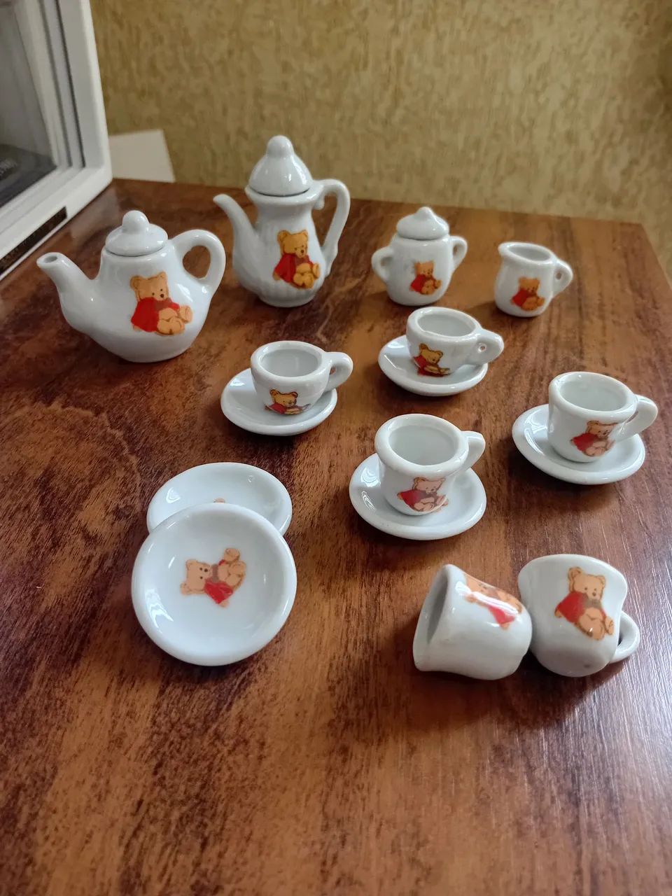Miniatura Jogo de Chá Ursinho