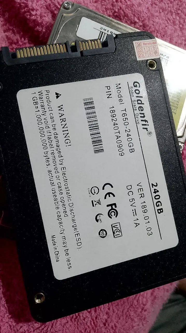 SSD 240 GB 100% Saudável  - Foto 2