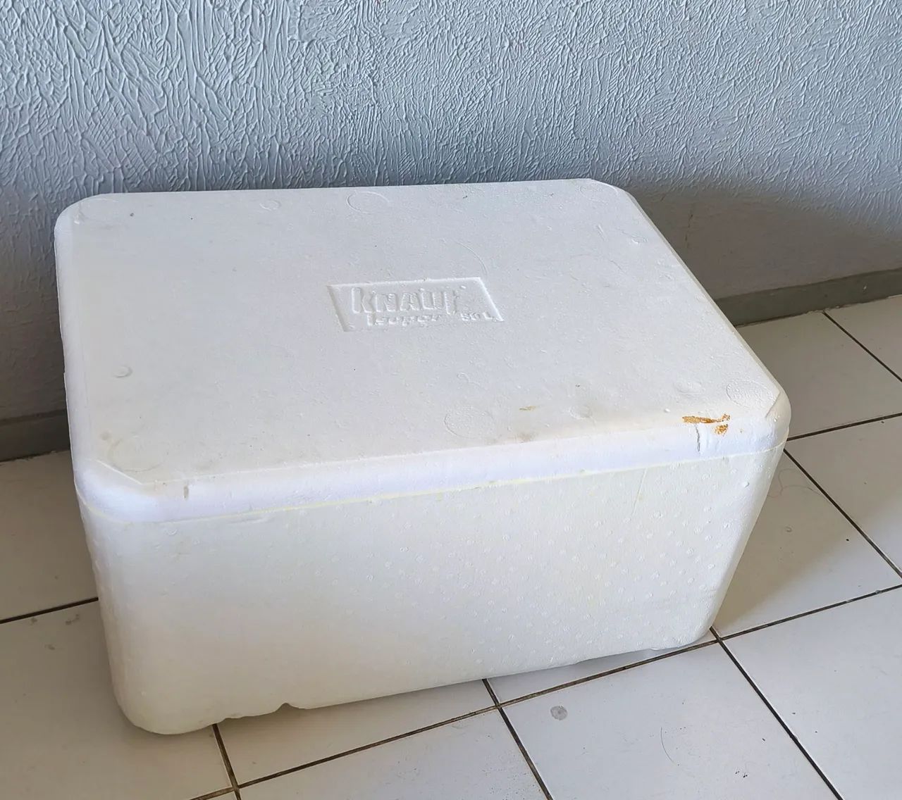 Vendo caixa de Isopor 80 litros 
