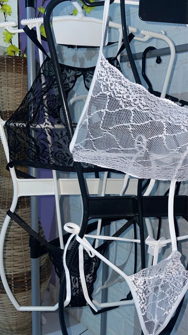 Oferta-lingeries em renda .