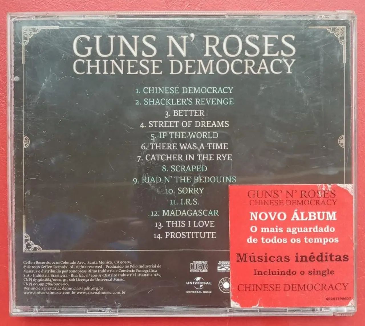 CD Guns n' Roses - Chinese Democracy - Foto 2